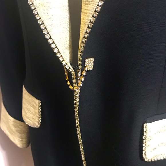 Holly’s Women’s Black Blazer With Rhinestones - Picture 6 of 16